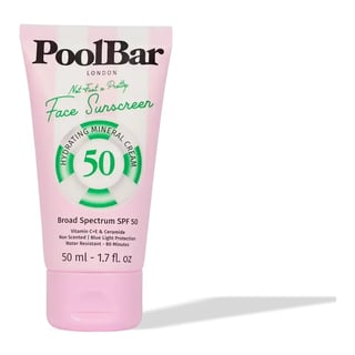 PoolBar London Face Sunscreen Hydrating Mineral Cream SPF 50
