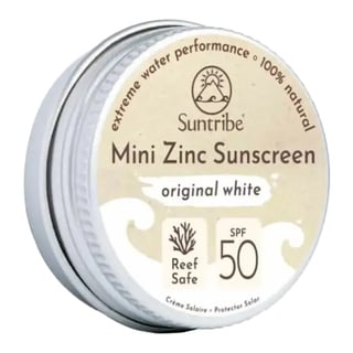 Suntribe Natural Mineral Face & Sport Mini Zinc Sunscreens SPF 50