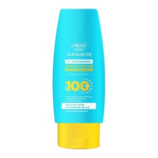 Fresh Skinlab Jeju Aloe Ice 3 In 1 Niacinamide Super Multivitamin Sunscreen SPF 100