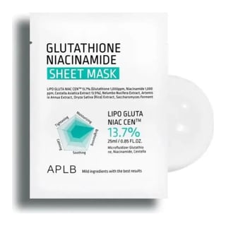 APLB Glutathione Niacinamide Sheet Mask