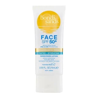 bondi sands SPF 50+ Fragrance Free Hydrating Tinted Face Lotion