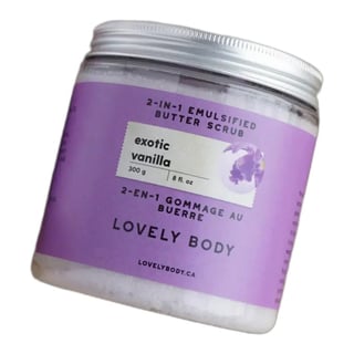 Lovely Body Exotic Vanilla 2-In-1 Emulsified Butter Scrub