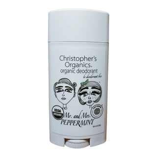 Christopher's Organics Mr. And Mrs. Peppermint Organic Deodorant