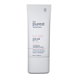 The Purest Solutions UV Shield with Antioxidant Protection Blemish Defense SPF 50+ PA++++