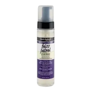 Aunt Jackie's Curls & Coils Grape Seed Frizz Patrol Anti-Poof Setting Mousse