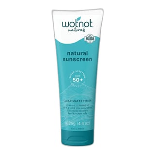 Wotnot Naturals Natural Sunscreen Clear Matte Finish SPF 50