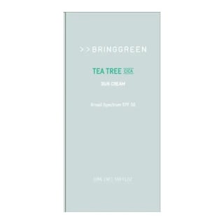Bring Green Tea Tree Cica Sun Cream Broad Spectrum SPF 50