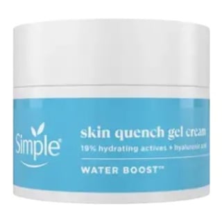 Simple Skincare Water Boost Skin Quench Gel Face Cream For Dry Skin
