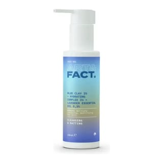 Art & Fact Blue Clay 2% + Hydrating Complex 2% + Lavender Essential Oil 0,3% Mattifying Wash Gel