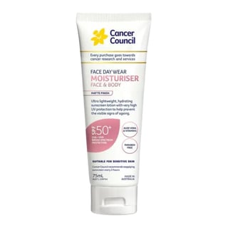 Cancer Council Face Daywear Moisturiser Invisible SPF50+