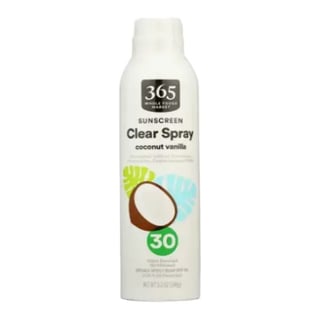 365 Everyday Value Clear Spray Coconut Vanilla Sunscreen SPF 30