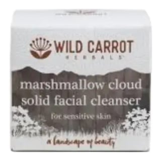 Wild Carrot Herbals Marshmallow Cloud Solid Facial Cleanser For Sensitive Skin
