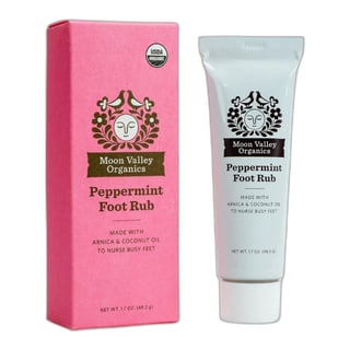 Moon Valley Organics Herbal Peppermint Foot Rub