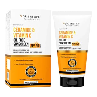 Dr. Sheth's Ceramide & Vitamin C Oil-Free Sunscreen SPF 50+