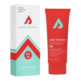 Aspen Kay Naturals Sheer Mineral Sport SPF 50