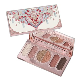 Flower Knows Butterfly Cloud Collar Embossed Six-Color Makeup Palette