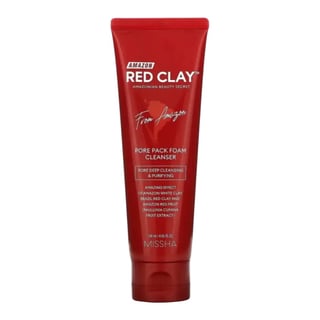 Missha Amazon Red Clay Pore Pack Foam Cleanser