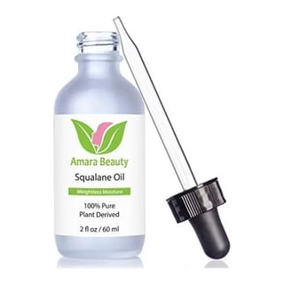 Amara Beauty Squalane Oil Moisturizer - 100% pure & plant derived