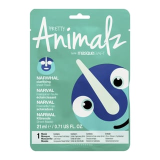 Masque Bar Hydrating Pretty Animalz Narwhal Mask