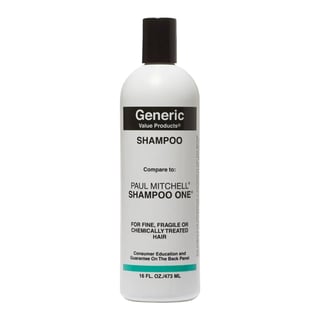 Generic Value Products Shampoo Compare To Paul Mitchell Shampoo One