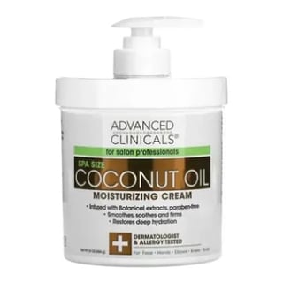 Advanced Clinicals Coconut Oil Moisturizing Cream
