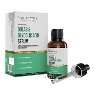 Dr. Sheth's Gulab And Glycolic Acid Serum