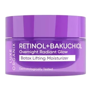 Luxe Organix Retinol + Bakuchiol Overnight Radiant Glow Botox Lifting Moisturizer