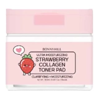 Bonnyhill Strawberry Collagen Toner Pad