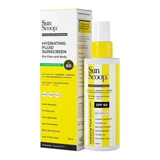 Sunscoop Hydrating Fluid Sunscreen For Face And Body SPF 60 PA++++