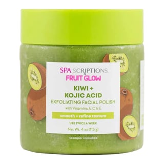 Spascriptions Fruit Glow Kiwi + Kojic Acid Exfoliating Facial Polish