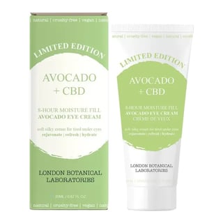 London Botanical Laboratories Avocado + CBD 8-Hour Moisture Fill Eye Cream