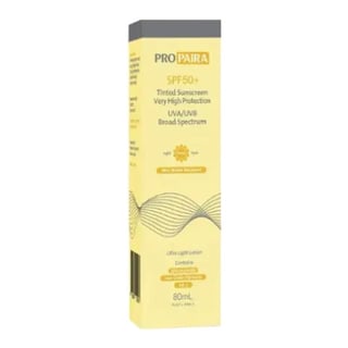 プロペイラ ティンテッド サンスクリーン SPF 50+ 高い紫外線防御力