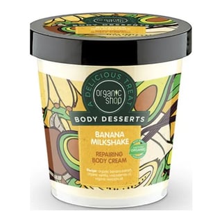 Natura Siberica Repairing Body Cream - Banana Milkshake
