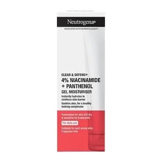 Neutrogena Clear and Defend + Gel Moisturiser with Niacinamide and Panthenol