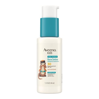 Aveeno Kids Daily Moisture Face Lotion & Mineral Sunscreen SPF 30