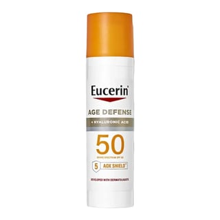 Eucerin Age Defense SPF 50 Face Sunscreen Lotion with Hyaluronic Acid