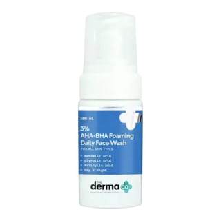 The Derma Co 3% AHA+BHA Foaming Daily Face Wash