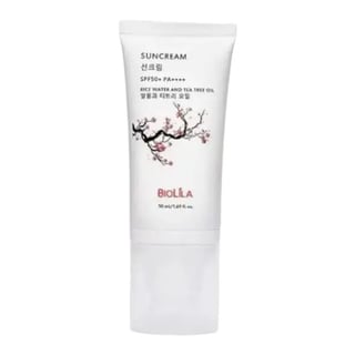 Biolila Rice Water And Tea Tree Oil Suncream SPF 50+