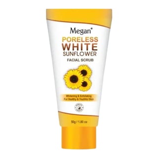 Megan Beauty Poreless White Sunflower Facial Scrub