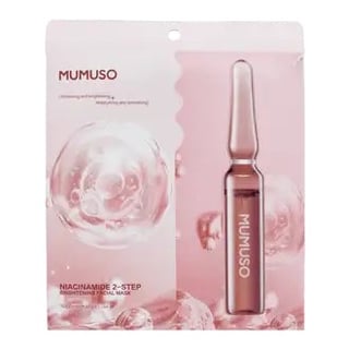 Mumuso Niacinamide 2-Step Brightening Facial Mask