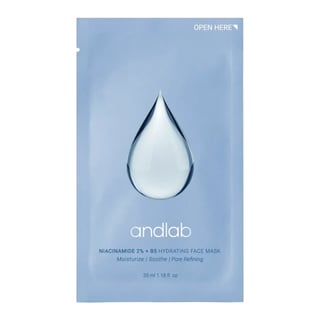 AndLab Niacinamide 2% + B5 Hydrating Face Mask