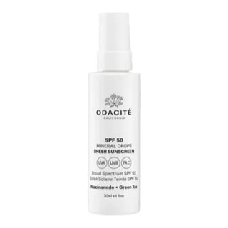 Odacité California SPF 50 Mineral Drops Sheer Sunscreen