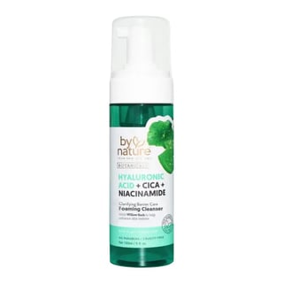 By Nature Clarifying Foaming Cleanser with Hyaluronic Acid + Cica + Niacinamide