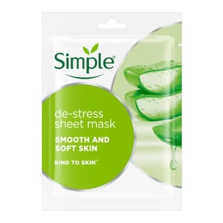 Simple Skincare Kind to Skin De-Stress Sheet Mask