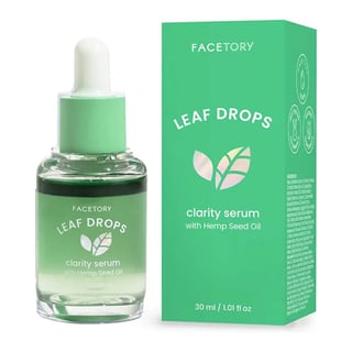 Facetory Leaf Drops Clarity Serum with Hemp Seed Oil