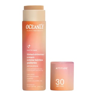 ATTITUDE Oceanly Phyto-Sun Solid Tinted Shimmer Cream SPF 30