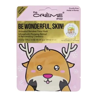 The Creme Shop Be Wonderful, Skin! Sheet Mask - Reindeer