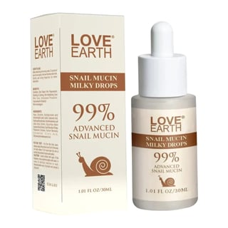 Love Earth Snail Mucin Milky Drops Face Serum