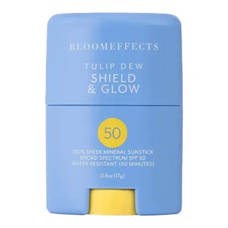 Bloom Effects Tulip Dew Shield & Glow 100% Sheer Mineral Sunstick SPF 50