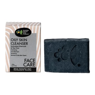 The Australian Natural Soap Company Oily Skin Cleanser Activated Charcoal & Tea Tree